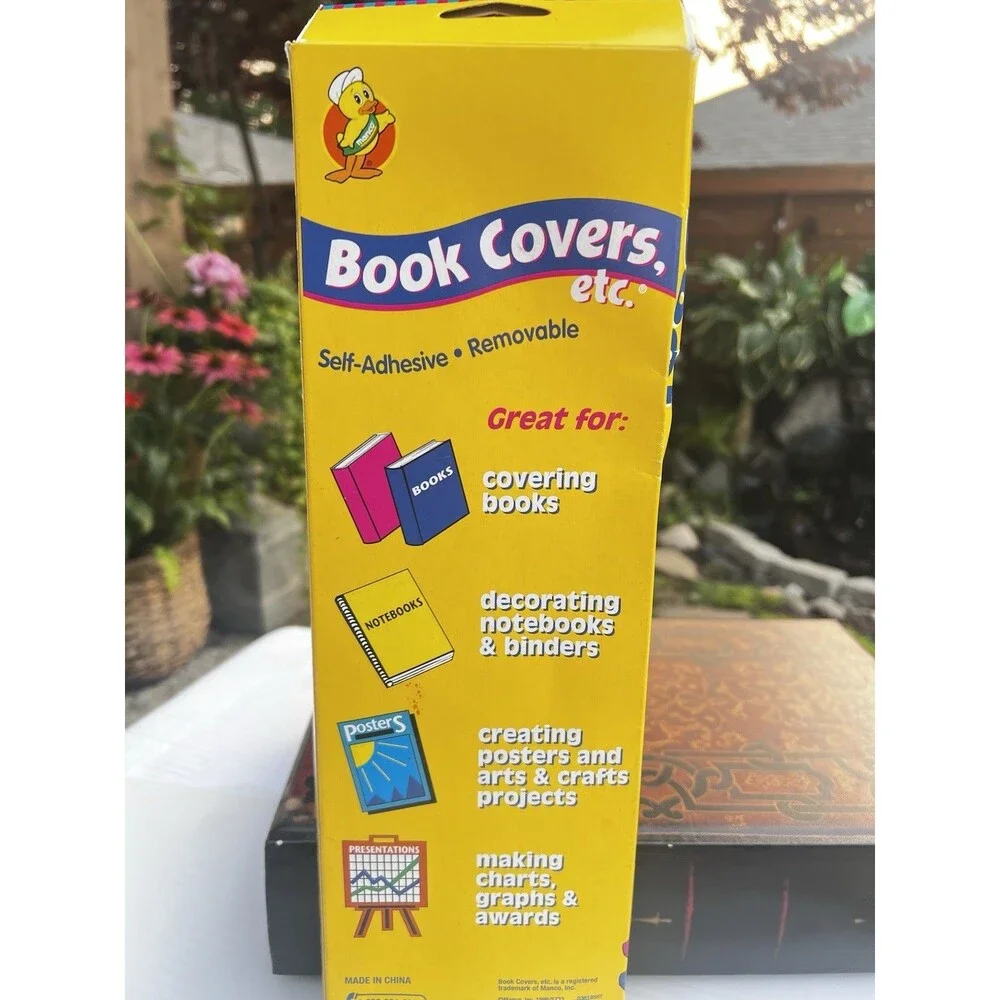 Y2K 1999 Book Covers NOS Metallic Self Adhesive Book Cover Film  Craft Seahawks